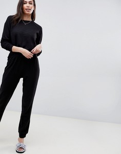 Комплект из свитшота и джоггеров ASOS DESIGN Lounge-Черный