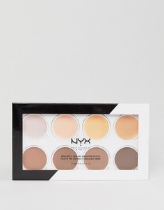 Палитра пигментных кремов для высветления и подчеркивания контуров NYX Professional Makeup-Мульти