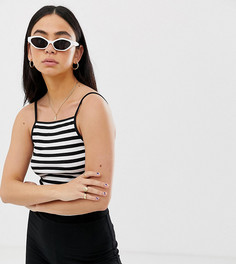 Топ в полоску на тонких бретельках COLLUSION-Мульти