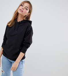 Худи черного цвета ASOS DESIGN Petite-Черный