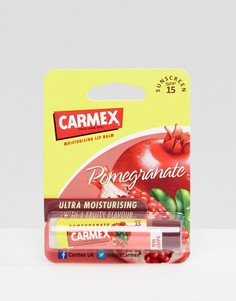 Ультраувлажняющий бальзам для губ Carmex SPF 15 - Гранат-Прозрачный