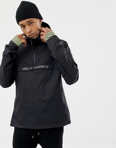 Черный анорак Helly Hansen