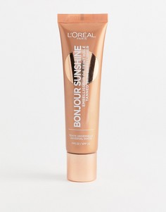 Жидкий бронзатор LOreal Paris Glow Bonjour Sunshine-Коричневый L'Oreal