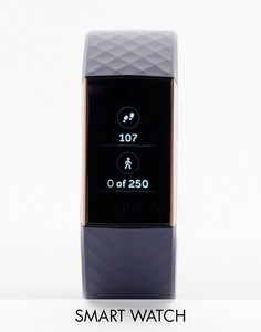 Серые смарт-часы Fitbit Charge 3-Серый