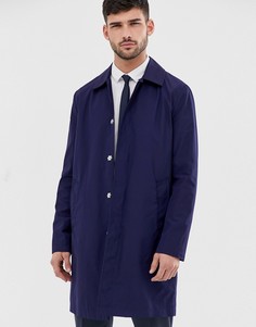 Темно-синий водонепроницаемый тренч ASOS DESIGN