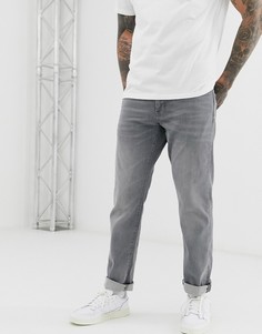 Выбеленные серые джинсы прямого кроя Esprit-Серый
