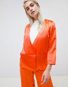 Блейзер с запахом Moss Copenhagen-Оранжевый цвет