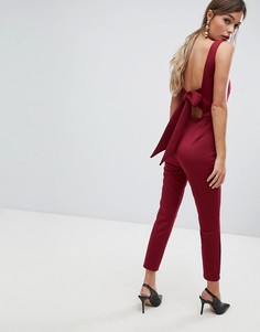 Комбинезон с бантом True Violet-Красный