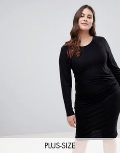 Облегающее платье миди с узлом Lipsy Curve-Черный