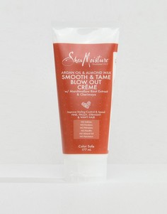 Крем с аргановым маслом и миндальным молоком Shea Moisture Blow Out, 177 мл-Бесцветный