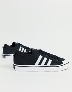 Черные кроссовки adidas Originals Nizza-Черный