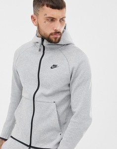 Серый флисовый топ Nike Tall