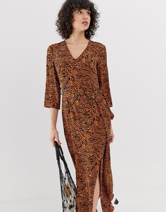 Платье макси с принтом Vero Moda-Многоцветный