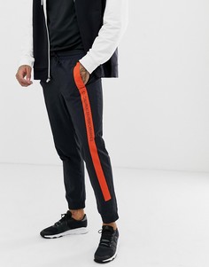 Джоггеры с полосками и логотипом Calvin Klein Performance-Черный