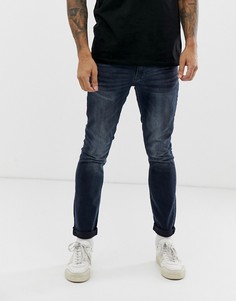 Темные джинсы скинни Burton Menswear-Синий
