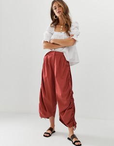 Кюлоты в стиле милитари со сборками ASOS DESIGN premium-Оранжевый