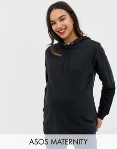 Черный худи ASOS DESIGN Maternity Ultimate