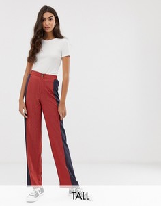 Широкие брюки с принтом Brave Soul Tall-Красный