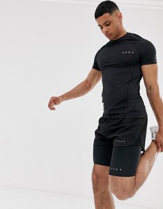 Черные шорты-леггинсы для бега из быстросохнущей ткани ASOS 4505-Черный