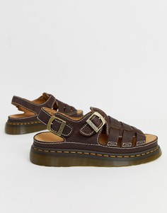 Темно-коричневые сандалии Dr Martens 8092 Arc-Коричневый