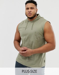 Худи без рукавов French Connection Plus-Зеленый