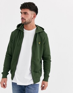 Худи на молнии Lyle & Scott-Зеленый