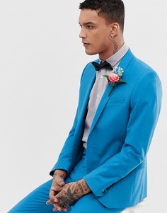 Супероблегающий пиджак Twisted Tailor-Синий
