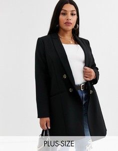 Черный пиджак River Island Plus