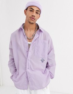 Фиолетовая рубашка с длинным рукавом Jaded London-Фиолетовый