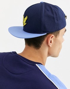 Кепка в стиле колор блок Lyle & Scott-Темно-синий