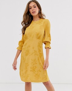 Платье с принтом Leon & Harper Roquette-Желтый