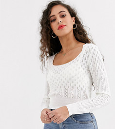 Белый джемпер Miss Selfridge Petite