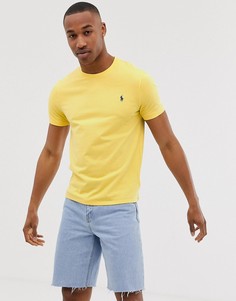Желтая футболка с логотипом Polo Ralph Lauren-Желтый