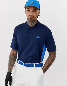 Поло темно-синего цвета adidas Golf Ultimate 365 Climacool-Темно-синий