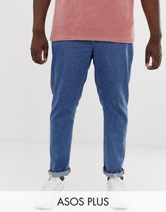 Выбеленные узкие джинсы ASOS DESIGN Plus-Синий