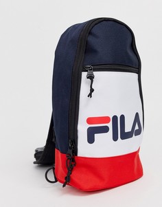 Рюкзак с одним ремешком (темно-синий/белый/красный) Fila Marlin-Мульти