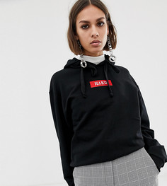 Худи черного цвета с логотипом Na-kd-Черный