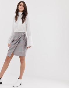 Юбка с завязкой на талии и карманом Closet-Мульти