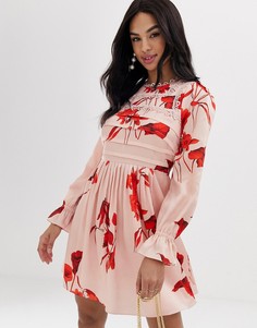 Свободное платье Ted Baker Malaani-Розовый