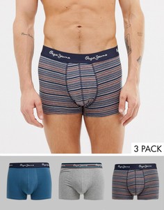 Набор из 3 пар боксеров-брифов Pepe Jeans-Мульти