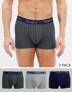Набор из 3 боксеров-брифов Pepe Jeans-Мульти