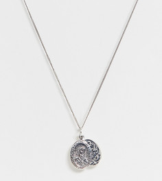 Серебряное ожерелье с подвеской Reclaimed Vintage эксклюзивно для ASOS-Серебряный