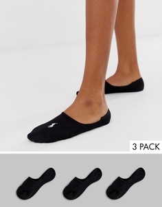 Набор из 3 пар спортивных носков Polo Ralph Lauren-Черный
