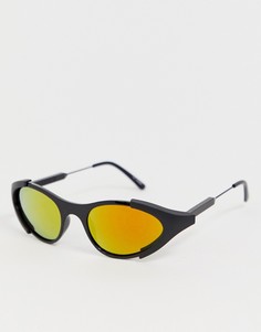 Черные круглые солнцезащитные очки Spitfire-Черный