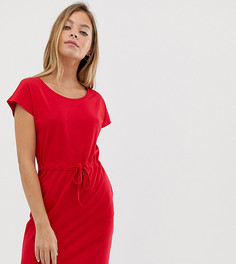 Трикотажное платье с завязкой Vero Moda Petite-Красный