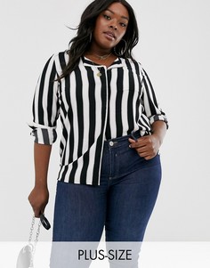 Блузка в полоску Junarose-Мульти