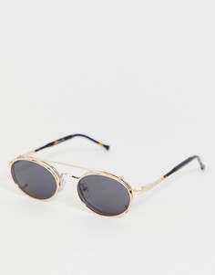 Круглые золотистые солнцезащитные очки Spitfire Spectrum-Золотой