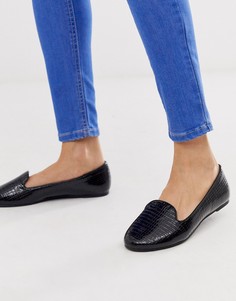 Черные лакированные туфли Head Over Heels - Hazen-Черный