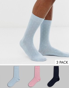 3 пары носков из модала Burton Menswear-Мульти