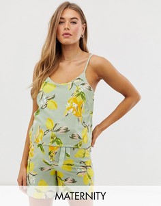 Ромпер с принтом лимонов Mamalicious nursing-Мульти Mama.Licious